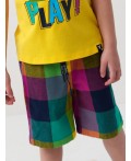 Шорты текстильные для мальчиков multicolor