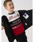 Куртка текстильная с полиуретановым покрытием для мальчиков white, black, red