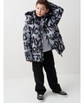 Куртка текстильная с полиуретановым покрытием для мальчиков black, grey, light grey