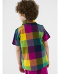 Рубашка текстильная для мальчиков multicolor