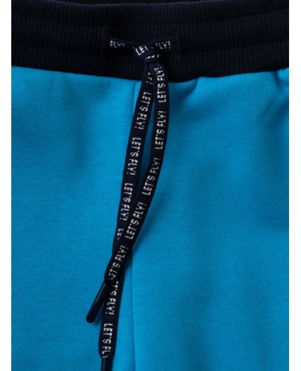 Брюки трикотажные для мальчиков bright blue