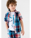 Рубашка трикотажная для мальчиков multicolor