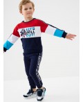 Толстовка трикотажная для мальчиков white, dark blue, red