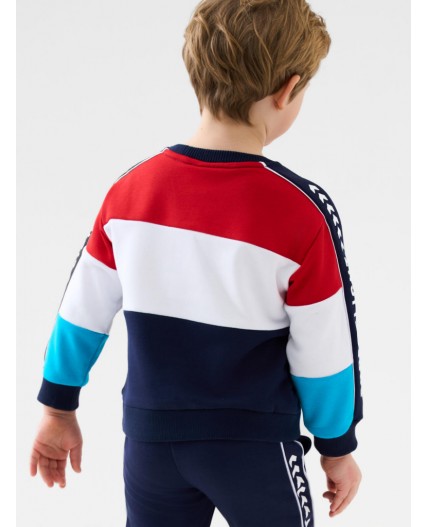 Толстовка трикотажная для мальчиков white, dark blue, red