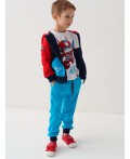 Толстовка трикотажная для мальчиков dark blue, red, bright blue