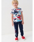 Фуфайка трикотажная для мальчиков (футболка) multicolor