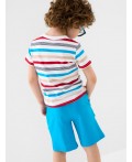 Шорты трикотажные для мальчиков, 2 шт в комплекте bright blue, dark blue
