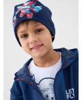 Шапка трикотажная для мальчиков, 2 шт в комплекте dark blue, white