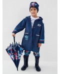 Шапка трикотажная для мальчиков, 2 шт в комплекте dark blue, white