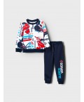 Комплект трикотажный для мальчиков: толстовка, брюки multicolor