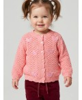 Кардиган детский трикотажный для девочек pale pink