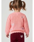 Кардиган детский трикотажный для девочек pale pink