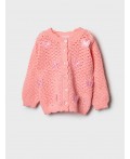 Кардиган детский трикотажный для девочек pale pink