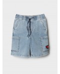 Шорты текстильные джинсовые для мальчиков blue