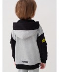 Толстовка трикотажная для мальчиков black, grey
