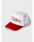 Кепка текстильная для мальчиков white, red