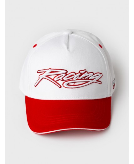 Кепка текстильная для мальчиков white, red