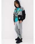 Толстовка трикотажная для мальчиков black, grey