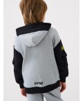 Толстовка трикотажная для мальчиков black, grey
