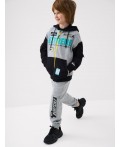 Толстовка трикотажная для мальчиков black, grey