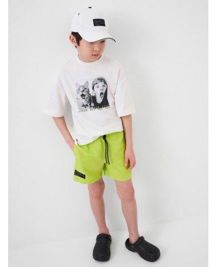 Кепка текстильная для мальчиков white