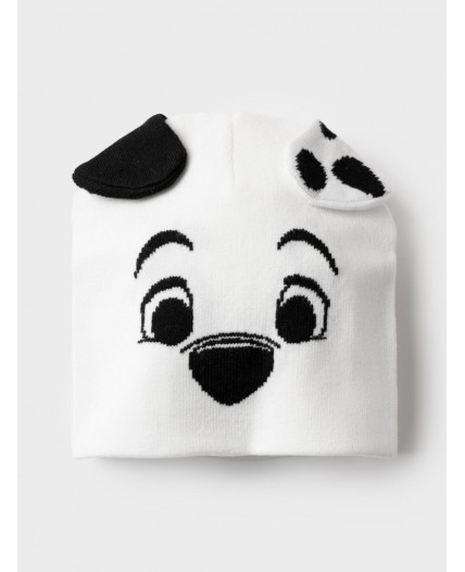 Шапка трикотажная для девочек black, white