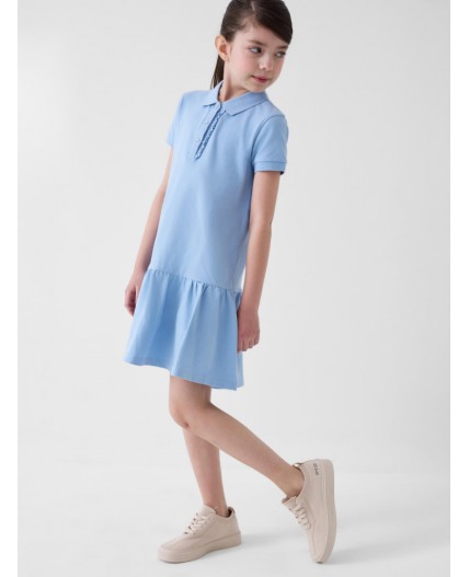 Полуботинки для девочек бежевый