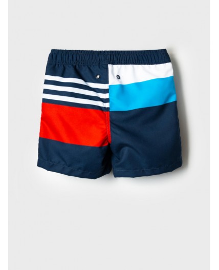 Шорты текстильные плавательные для мальчиков, длинные multicolor