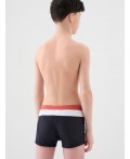 Плавки-шорты трикотажные для мальчиков, короткие black, white, pink