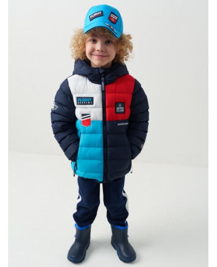 Кепка текстильная для мальчиков bright blue, dark blue