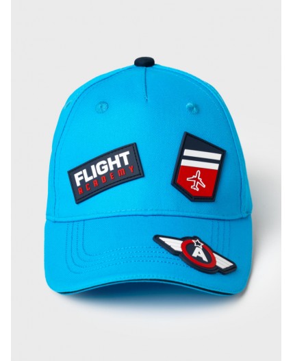 Кепка текстильная для мальчиков bright blue, dark blue