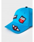 Кепка текстильная для мальчиков bright blue, dark blue