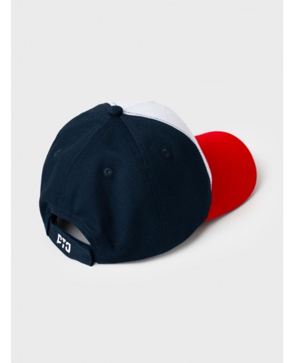 Кепка текстильная для мальчиков white, dark blue, red
