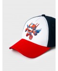 Кепка текстильная для мальчиков white, dark blue, red