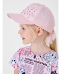 Кепка текстильная для девочек pale pink