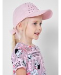 Кепка текстильная для девочек pale pink