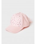 Кепка текстильная для девочек pale pink