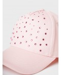 Кепка текстильная для девочек pale pink