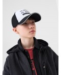 Кепка текстильная для мальчиков black, white
