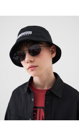 Панама текстильная для мальчиков black