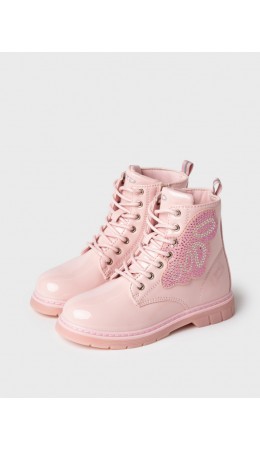Ботинки для девочек розовый