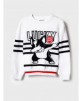 Джемпер трикотажный для мальчиков white, black, red