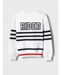 Джемпер трикотажный для мальчиков white, black, red