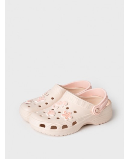 Сабо для девочек молочный,бежевый
