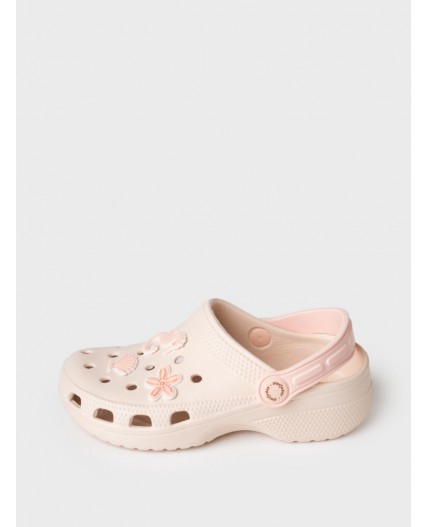 Сабо для девочек молочный,бежевый