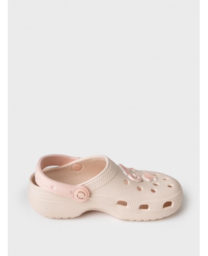 Сабо для девочек молочный,бежевый