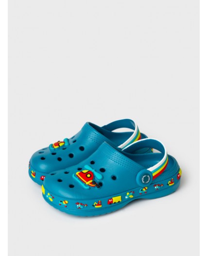 Сабо для мальчиков синий