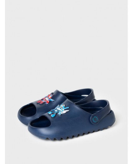 Сабо для мальчиков тёмно-синий