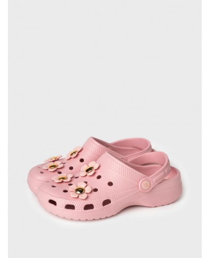 Сабо для девочек розовый