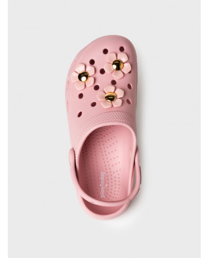 Сабо для девочек розовый